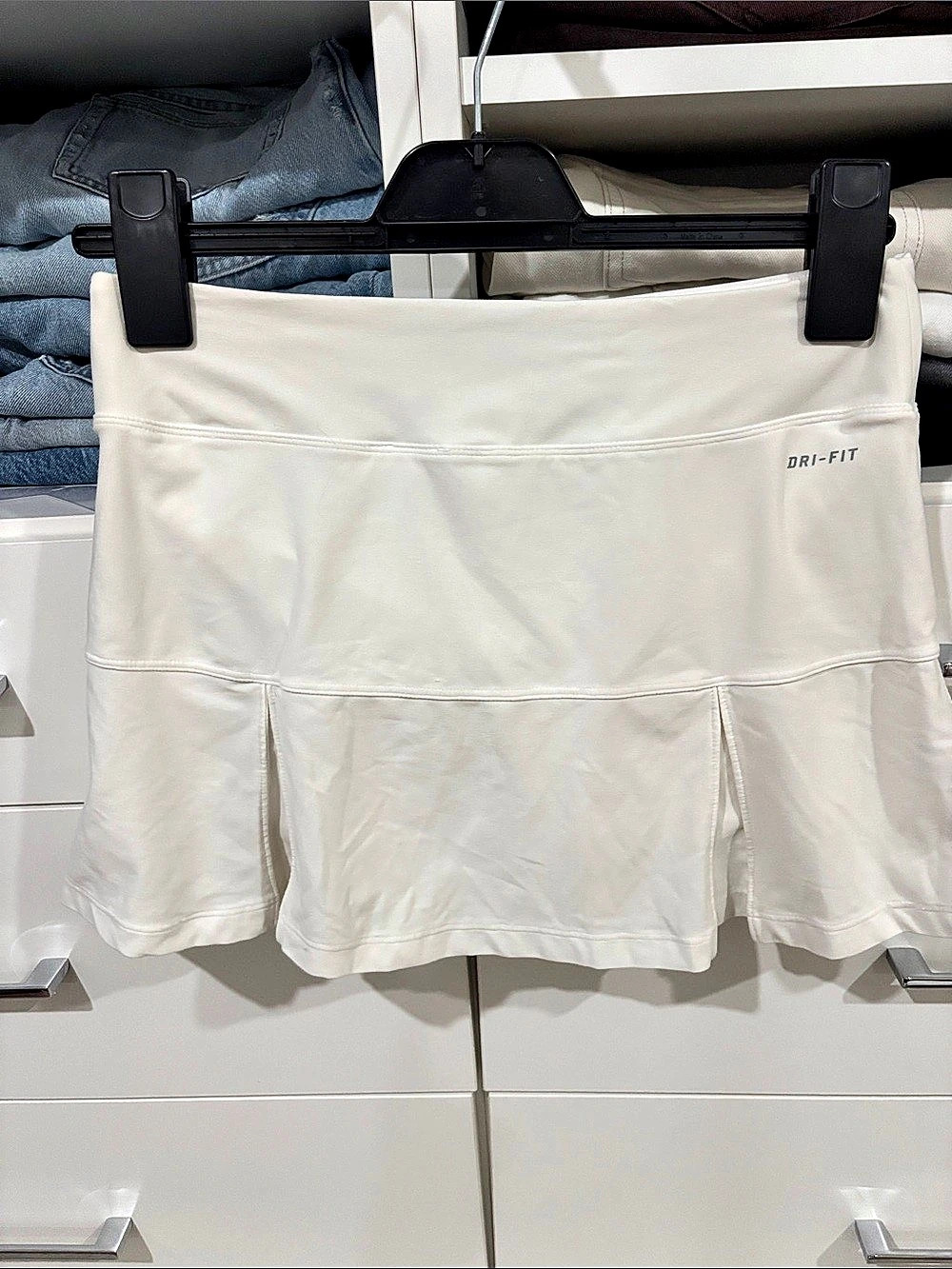 Nike Court Victory Tennis Skirt Athletic Skort in White Small